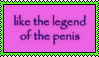 legend of the penis stamp